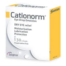 Cationorm Dry Eye Relief Preservative Free 0.4Ml X 30 Vials