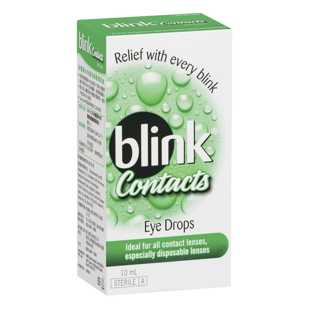 Blink Contacts Eye Drops 10Ml