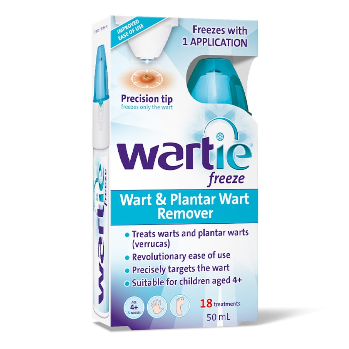 Wartie Wart & Plantar Wart Remover 50Ml