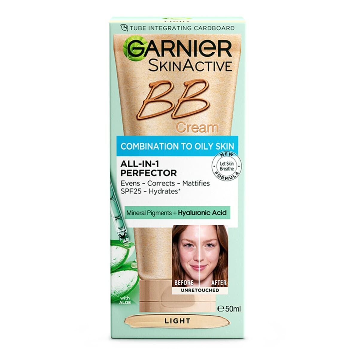 Garnier Bb Cream All-In-One Perfector Oil Free Spf25 Light 50Ml