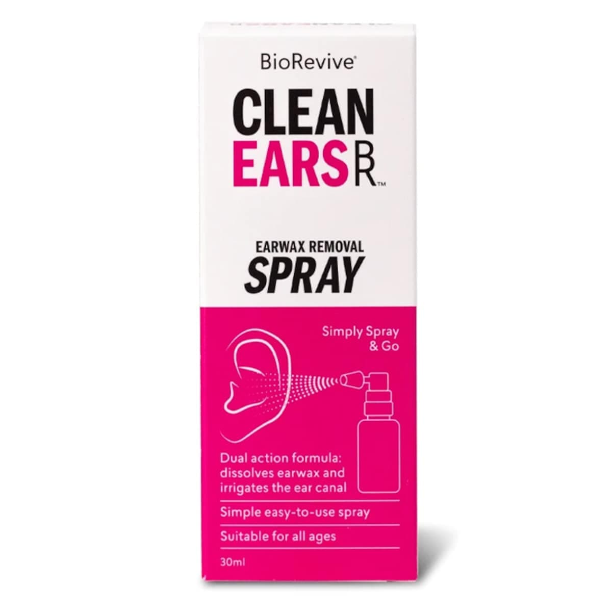 Cleanears Wax Removal Spray 30Ml