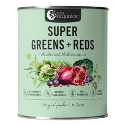 Nutra Organics Super Greens + Reds Powder 300G