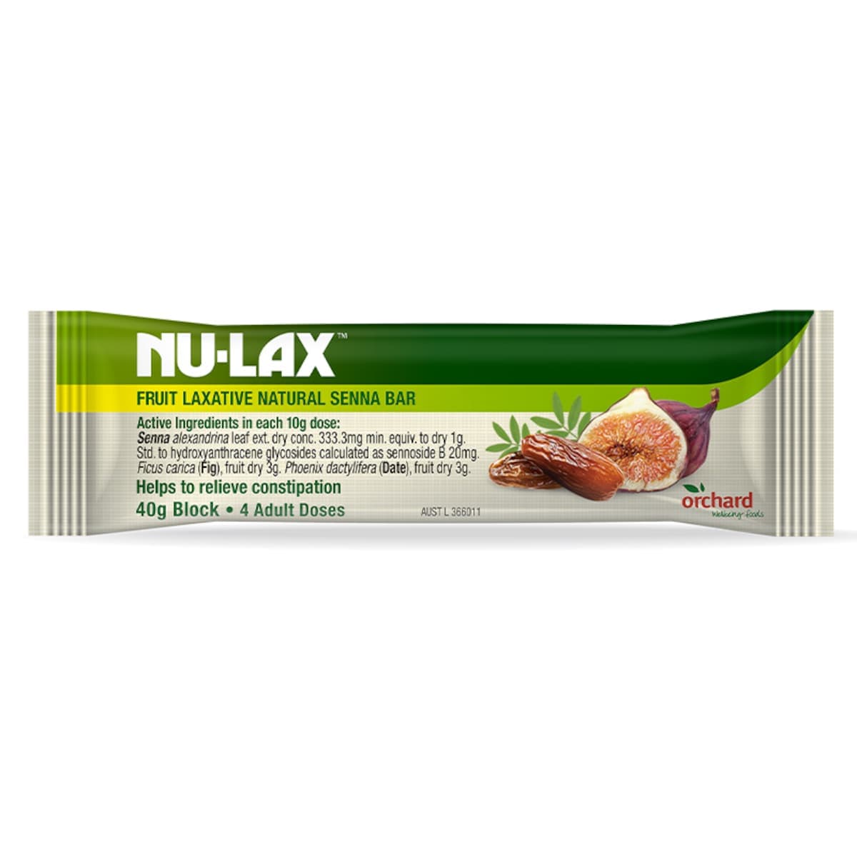 Thumbnail Nu-Lax Fruit Laxative Bars 20 X 40G