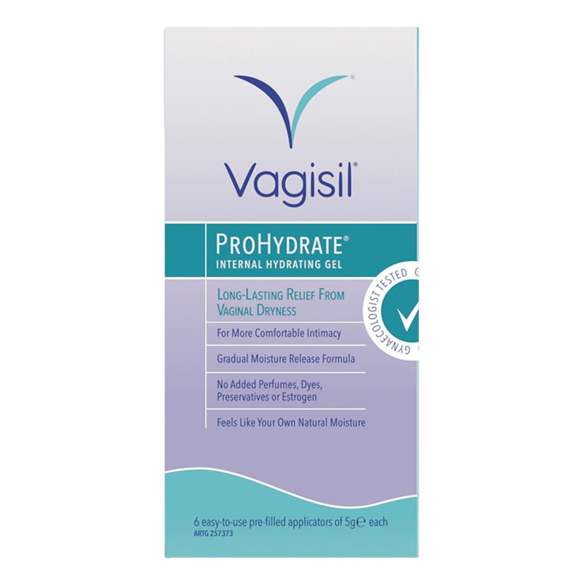 Vagisil Prohydrate Internal Hydrating Gel 6 Pre-Filled Applicators X 5G