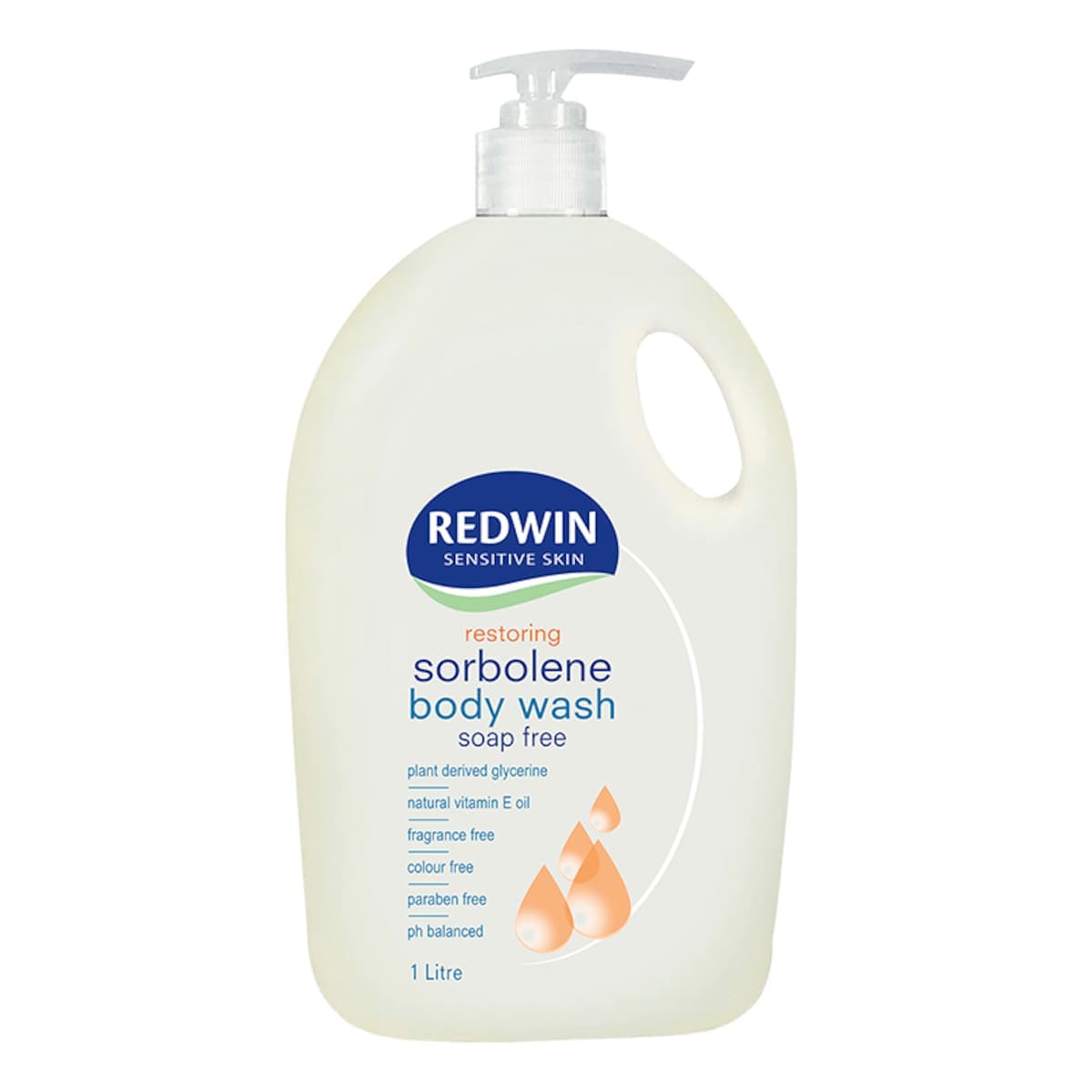 Redwin Sorbolene Body Wash With Vitamin E 1 Litre