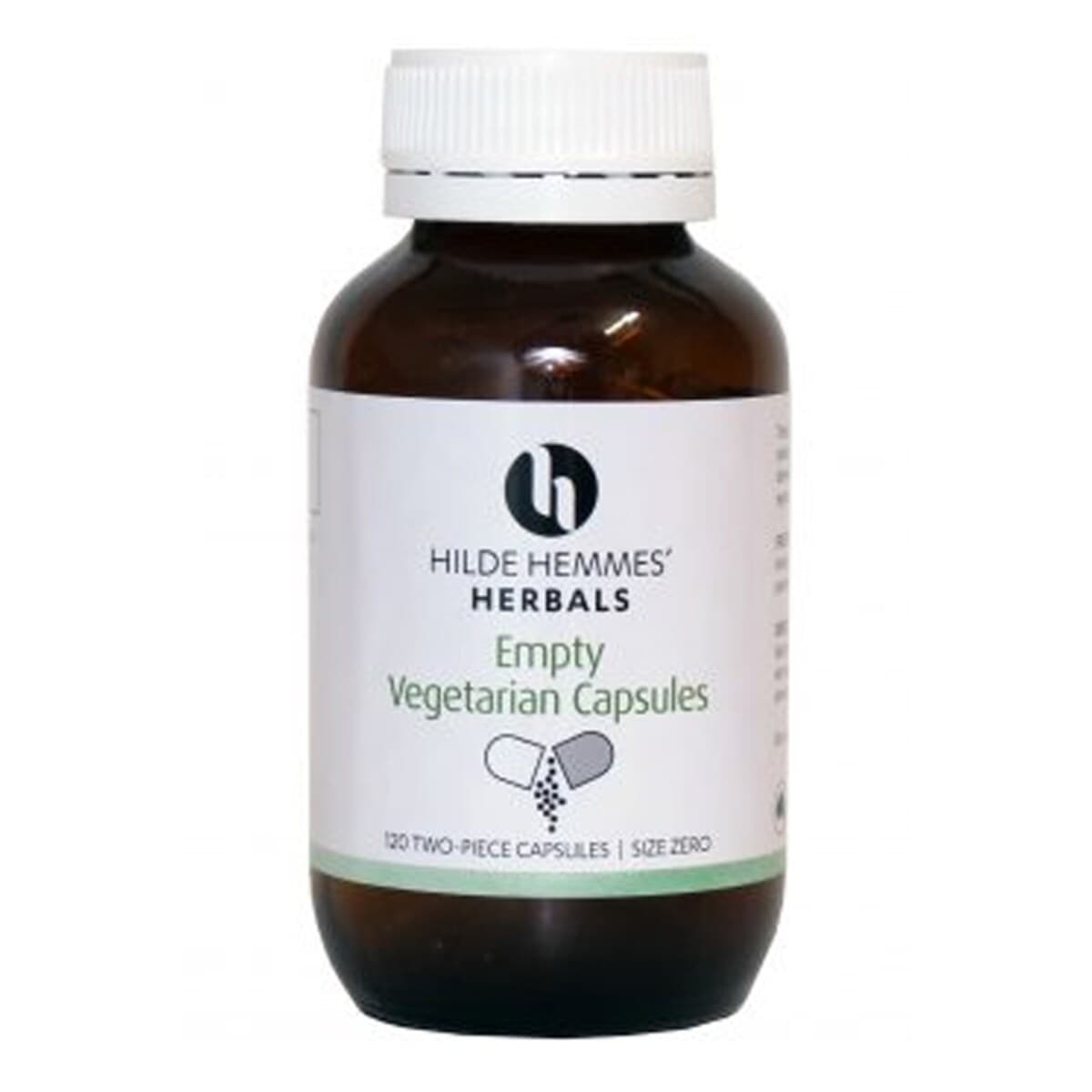 Hilde Hemmes Herbals Empty Vegetarian Capsules 120 Capsules