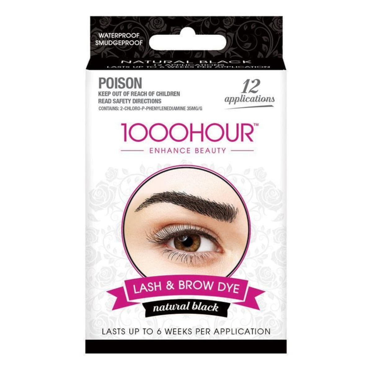 1000 Hour Eyelash & Brow Dye Kit Black