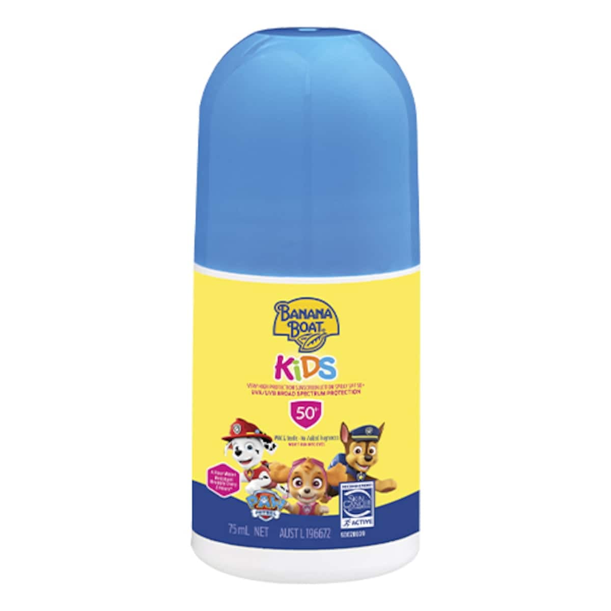 Banana Boat Sunscreen Kids Roll On Spf50 75Ml