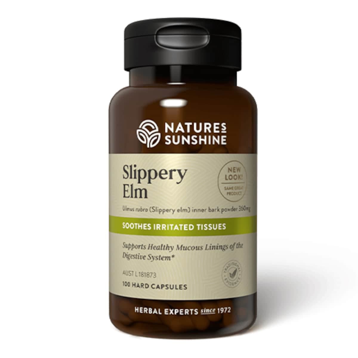 Natures Sunshine Slippery Elm 360Mg 100 Capsules