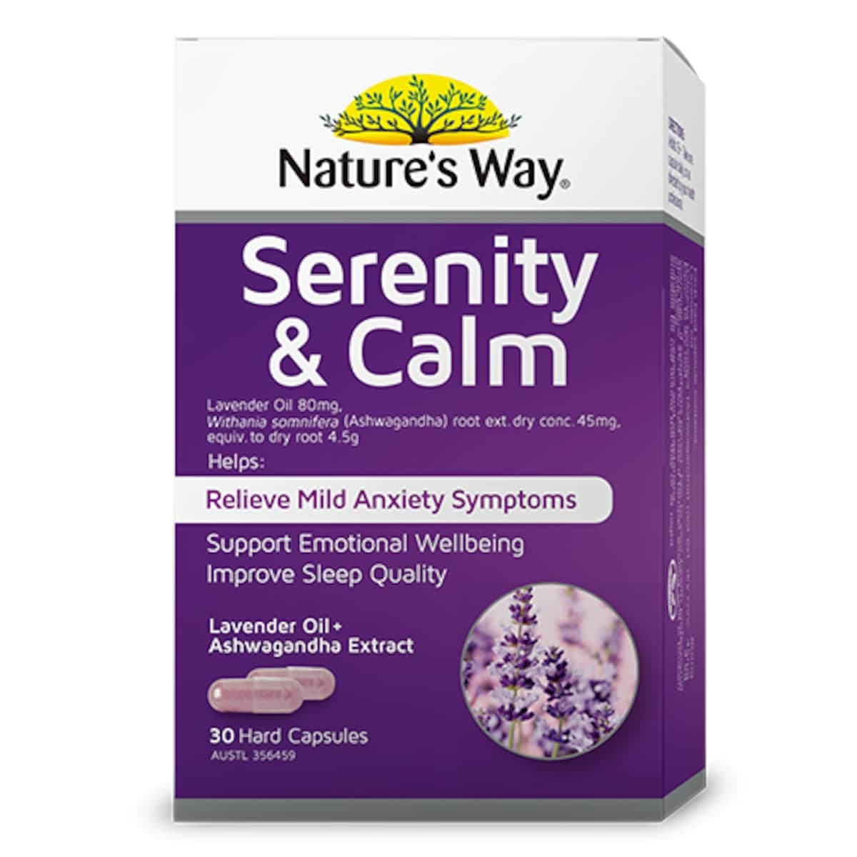 Thumbnail Natures Way Serenity & Calm 30 Capsules