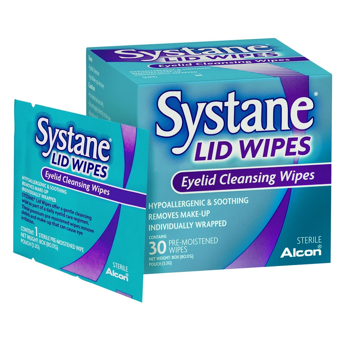 Systane Eyelid Cleansing Wipes 30 Pre-Moistened Wipes