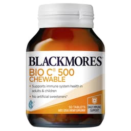 Blackmores Bio C Chewable 500Mg 50 Tablets