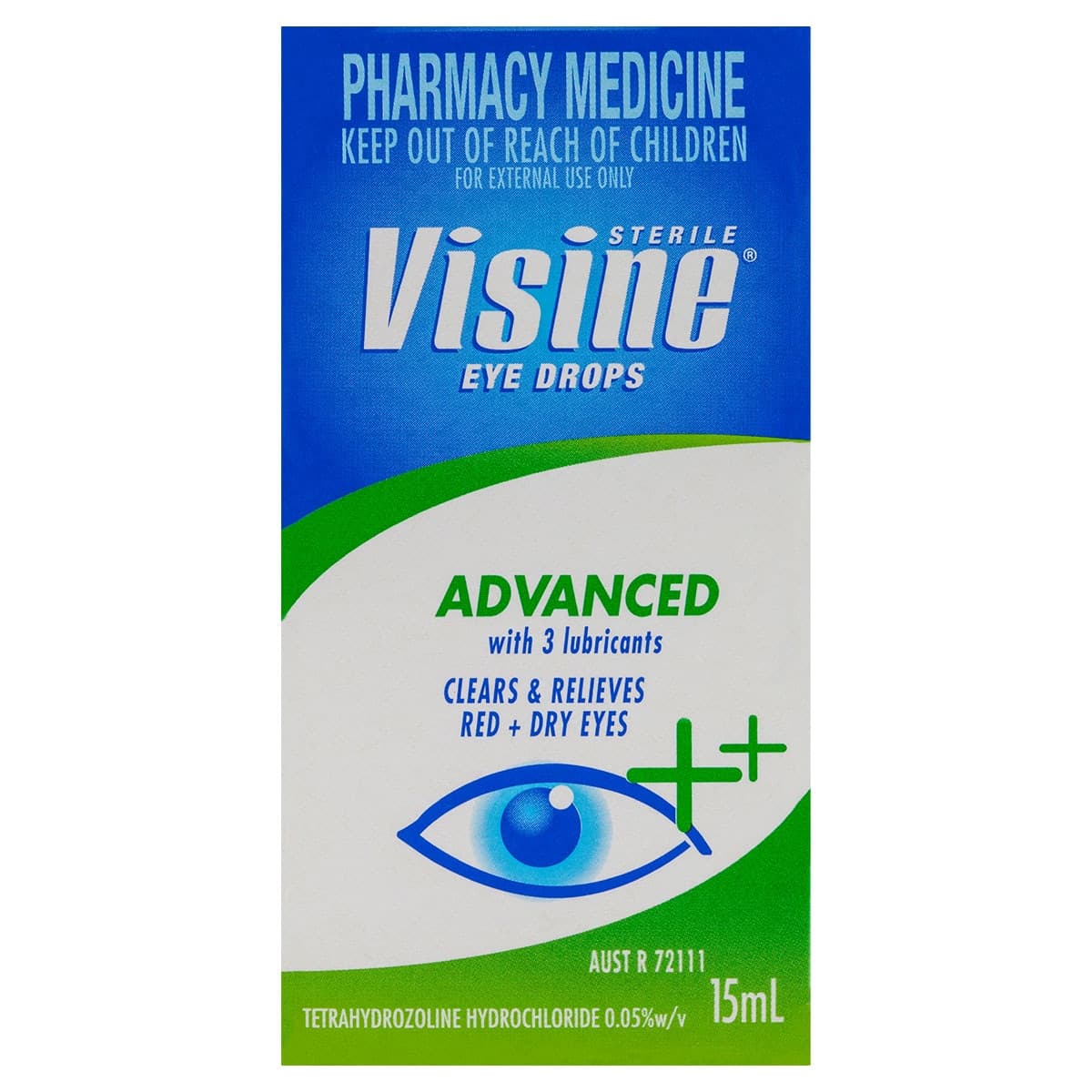 Visine Eye Drops Advanced 15ml