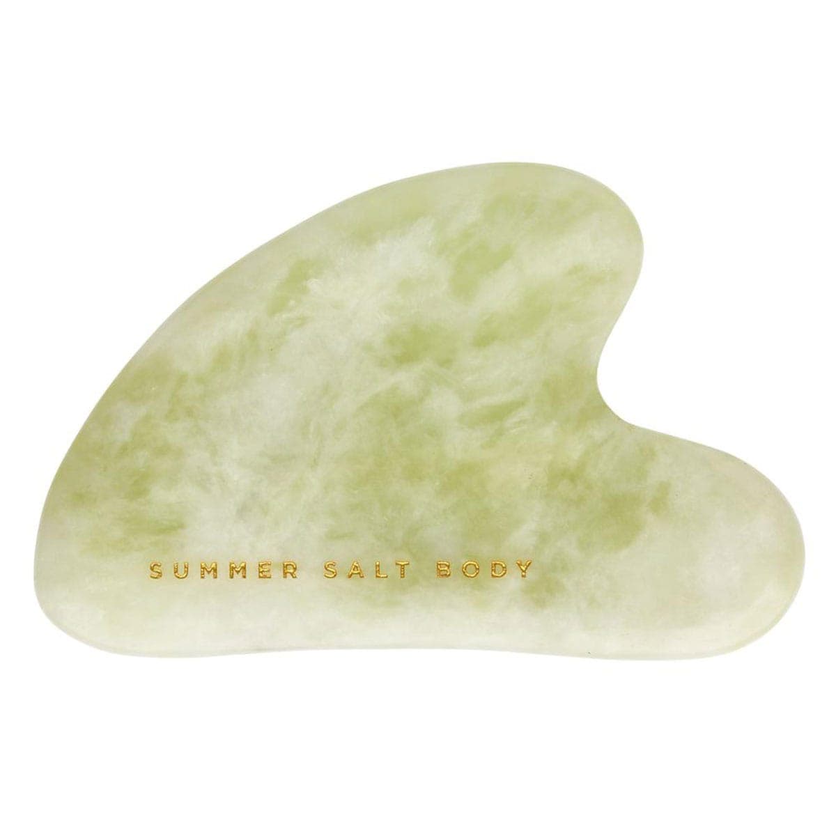 Summer Salt Body Crystal Gua Sha Green Jade 1 Pack