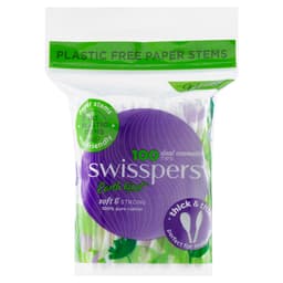 Swisspers Dual Cosmetic Tips Paper Stems 100 Pack