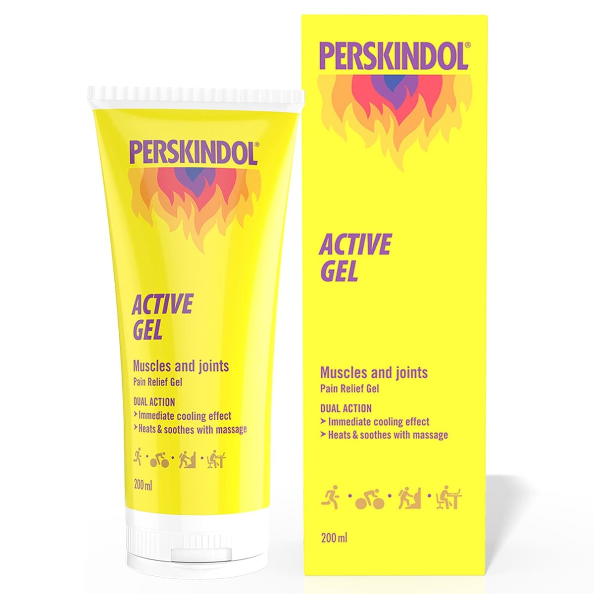 Perskindol Active Gel Muscle & Joints Pain Relief 200Ml