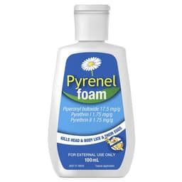 Pyrenel Foam Head Lice Treatment 100Ml