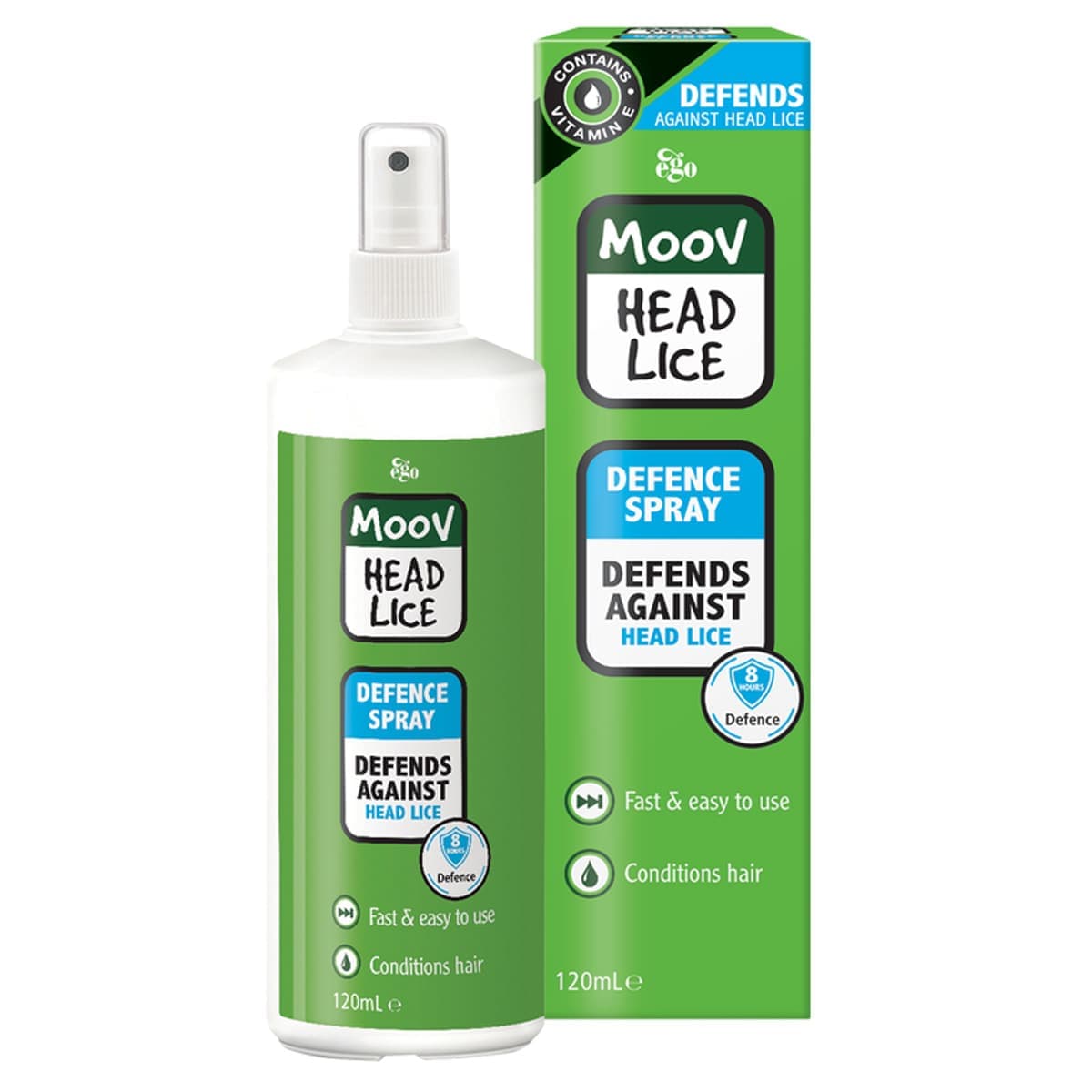 Ego Moov Head Lice Defence Spray 120Ml