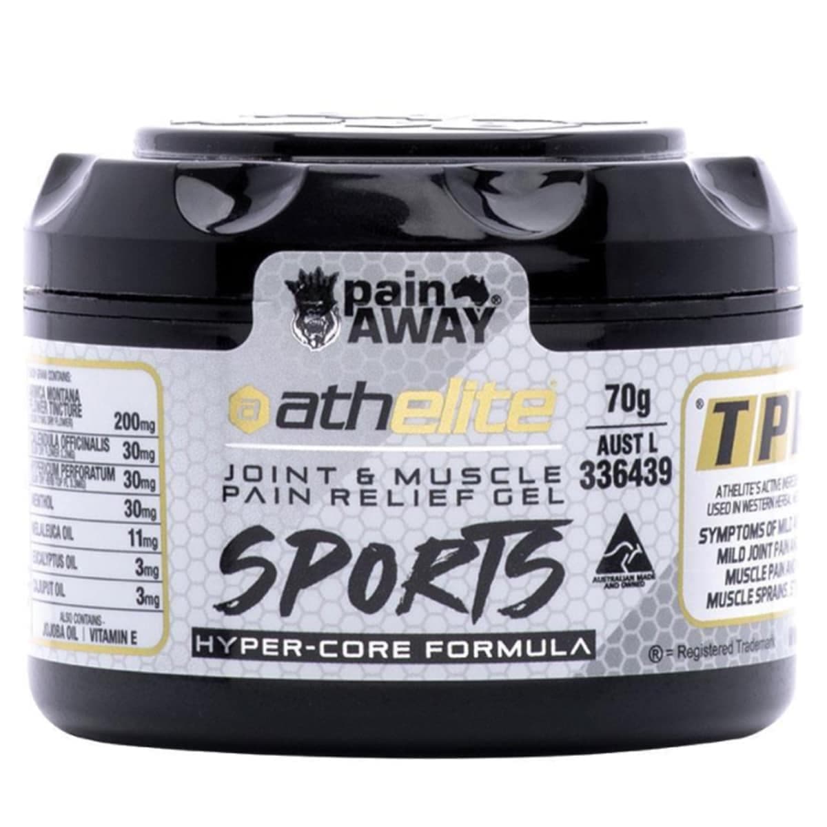 Pain Away Athelites Sport Pain Relief Gel 70G