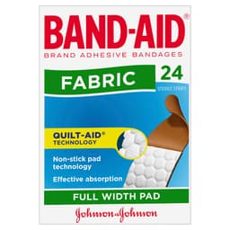 Band-Aid Fabric Strips 24 Sterile Strips