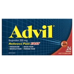 Advil Fast Pain Relief 24 Tablets