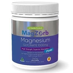 Vitaceuticals Magzorb Magnesium Glycinate 1000Mg Powder 240G