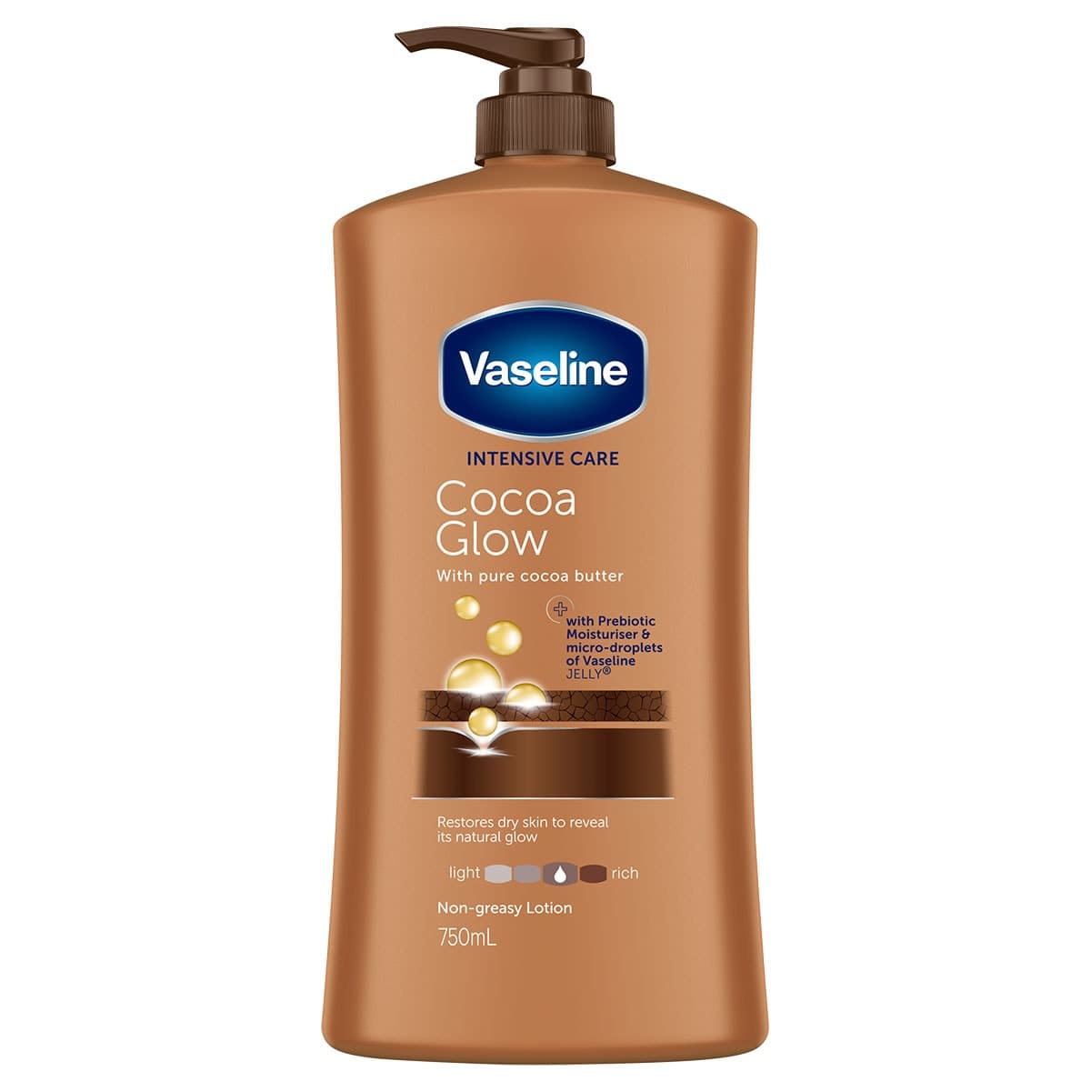 Vaseline Intensive Care Cocoa Glow Body Lotion 750Ml