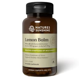 Natures Sunshine Lemon Balm 60 Capsules