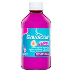 Gaviscon Dual Action Heartburn & Indigestion Mixed Berry 600Ml