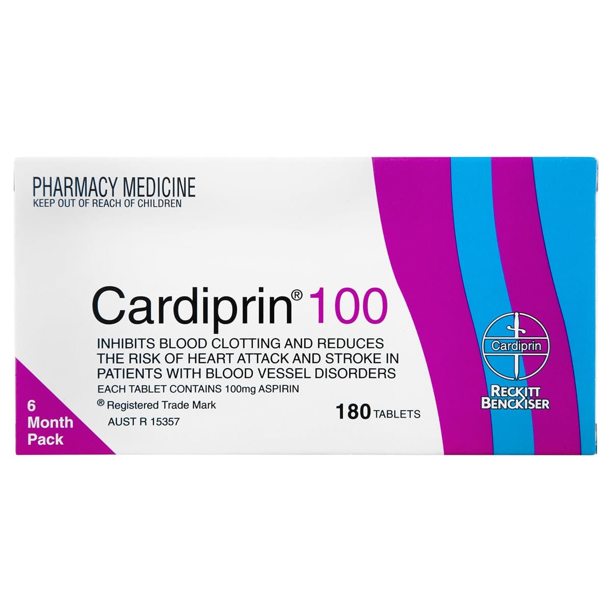 Cardiprin Low Dose Aspirin 180 Tablets