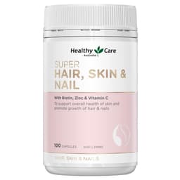 Healthy Care Super Hair Skin & Nails 100 Capsules