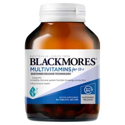 Blackmores Sustained Release Multivitamins For 50+ 90 Tablets