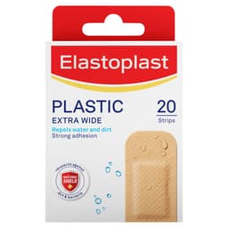 Elastoplast Plastic Extra Wide Plasters 20 Pack