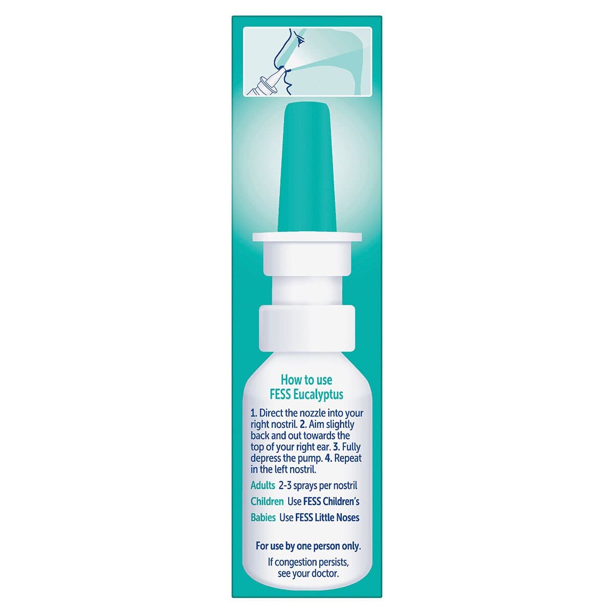 Thumbnail Fess Eucalyptus Saline Nasal Spray 30Ml