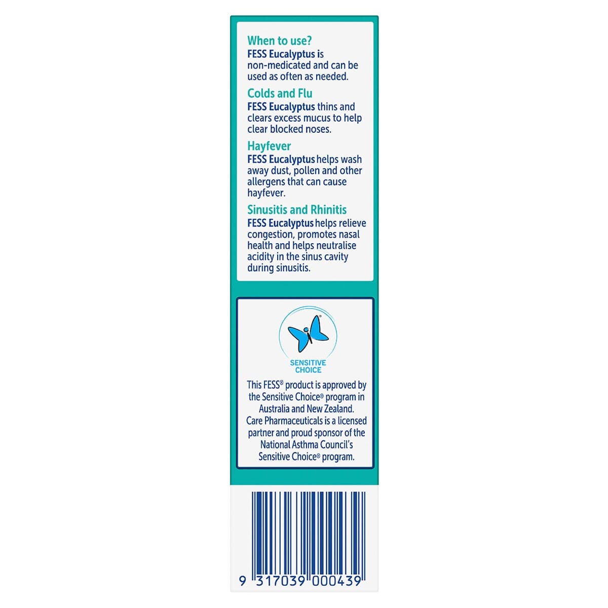 Thumbnail Fess Eucalyptus Saline Nasal Spray 30Ml