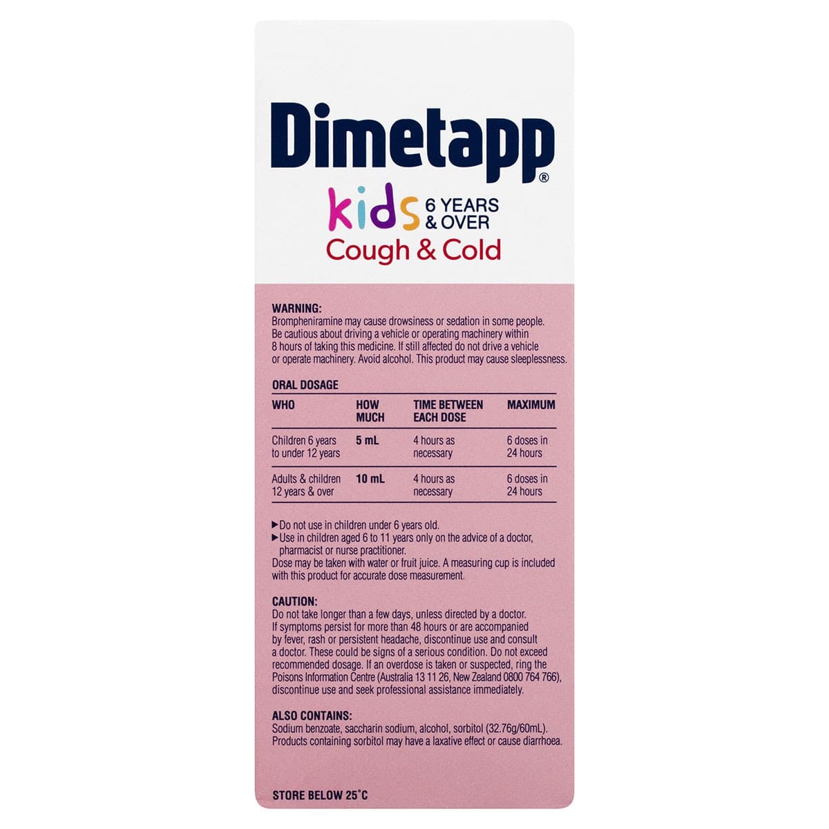 Thumbnail Dimetapp Kids 6+ Years Cough & Cold 200ml