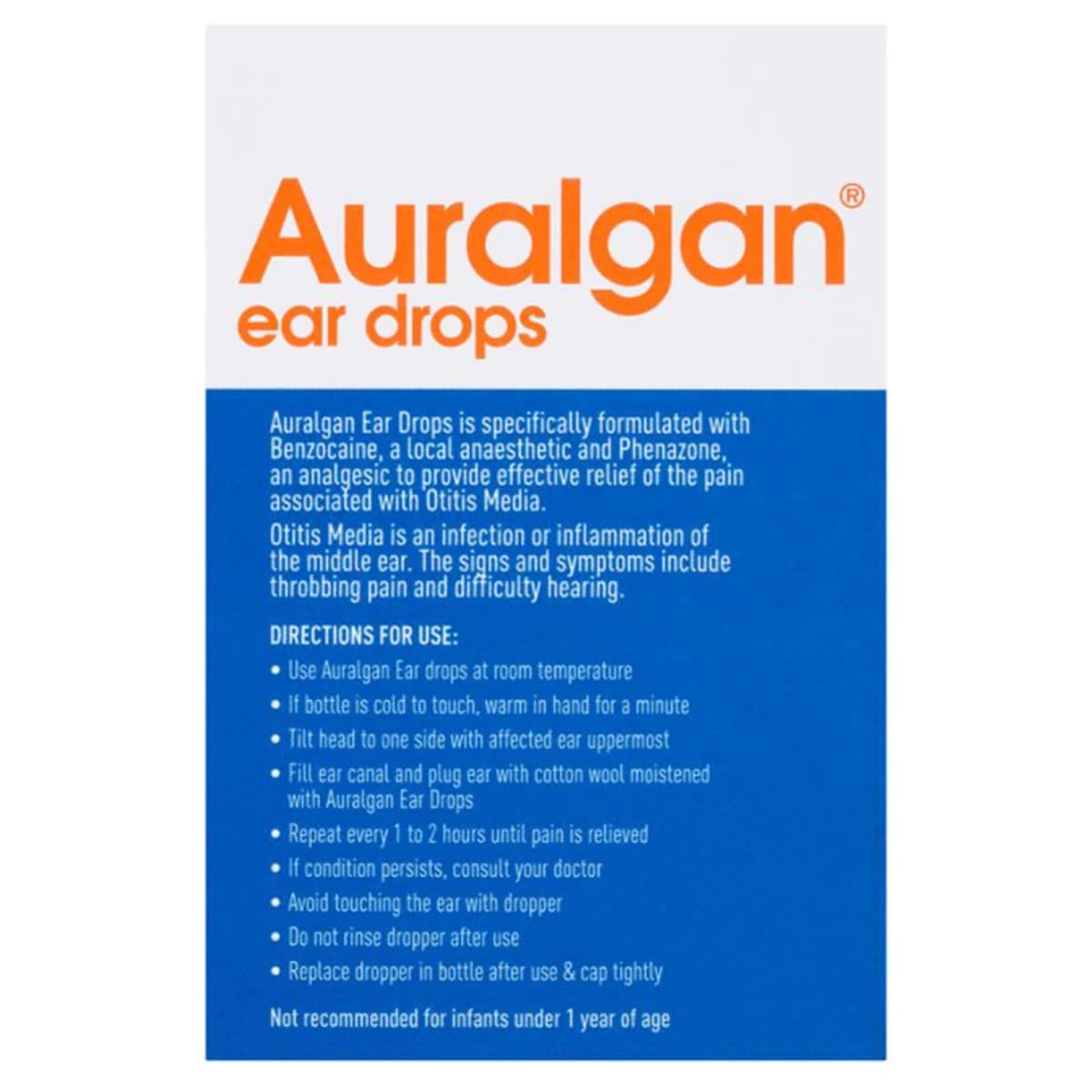 Thumbnail Auralgan Ear Drops 15ml