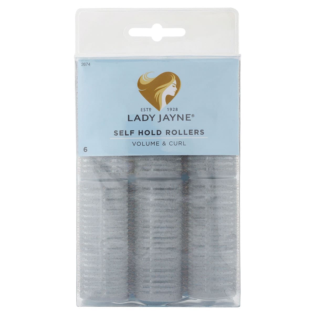 Lady Jayne Self-Holding Rollers Medium 6 Pack