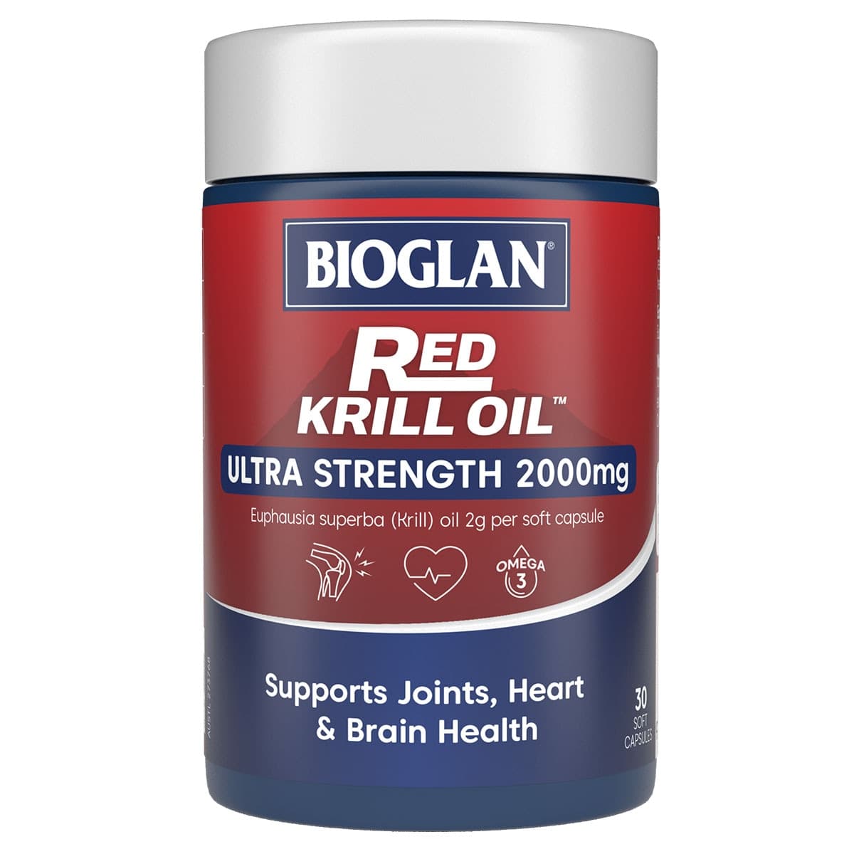 Bioglan Red Krill Oil High Dose 2000Mg 30 Capsules