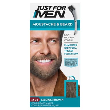 Just For Men Moustache & Beard Medium Brown