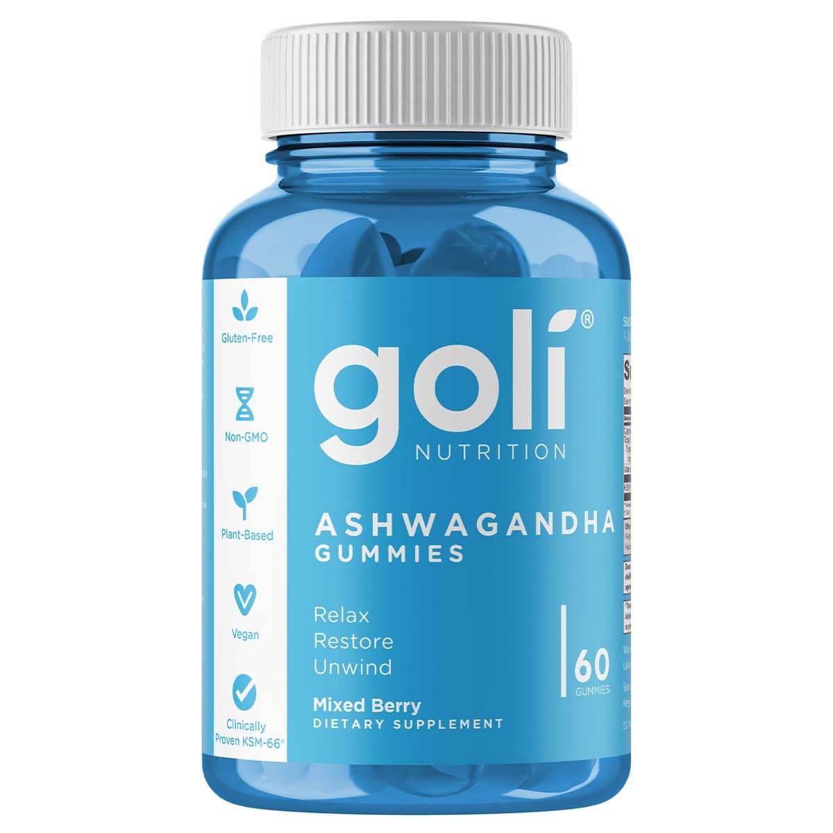 Goli Nutrition Ashwagandha Gummies 60 Pack