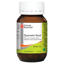 Oriental Botanicals Quercetin Excel 60 Vegetarian Capsules