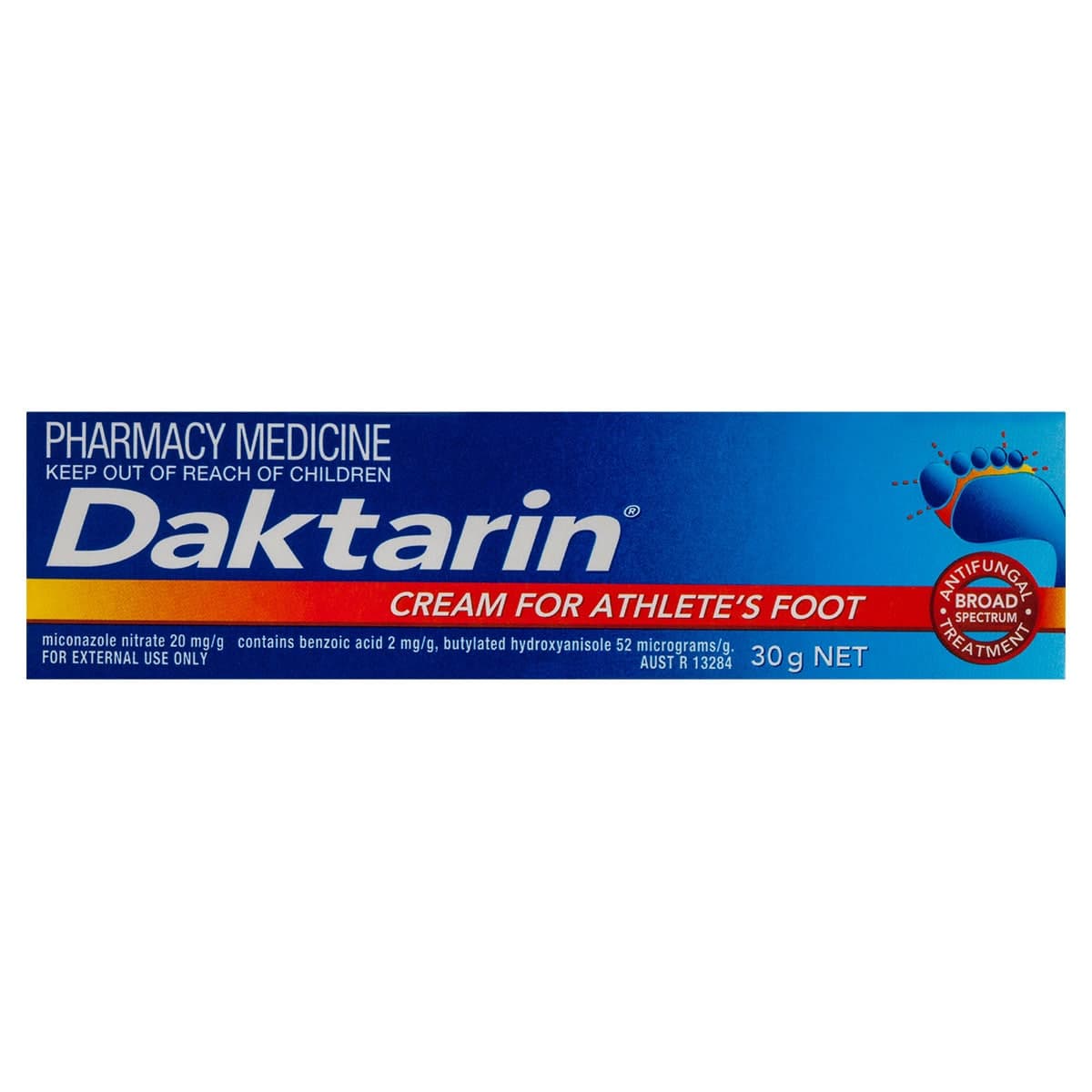 Daktarin Cream for Athletes Foot 30g