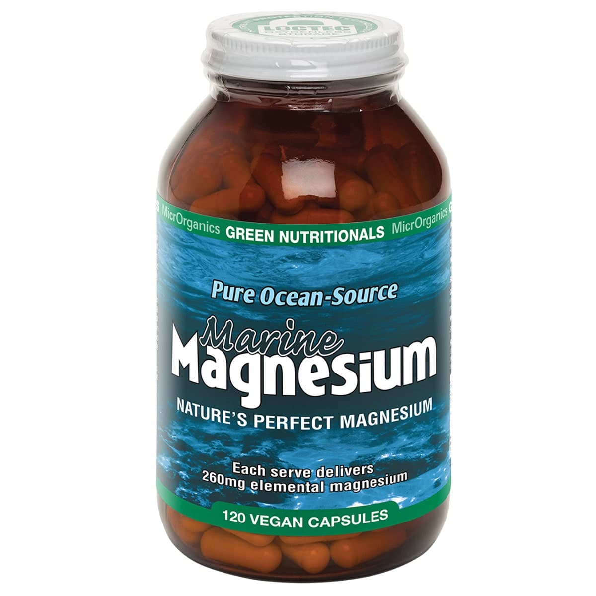 Thumbnail Green Nutritionals Marine Magnesium 120 Vege Caps