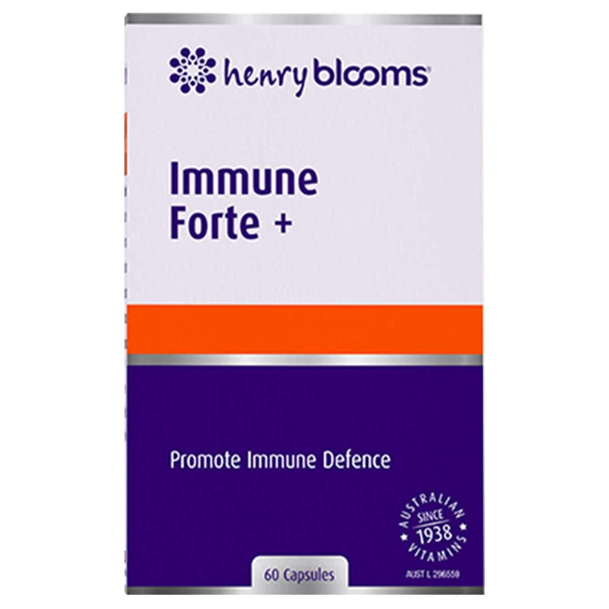 Thumbnail Henry Blooms Immune Forte + 60 Vegetarian Capsules