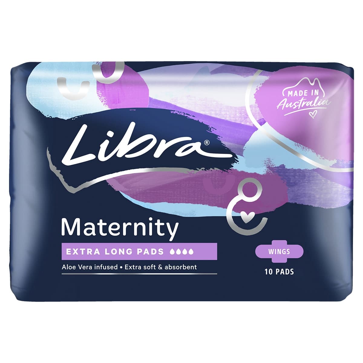 Thumbnail Libra Maternity Extra Long Pads With Wings 10 Pack