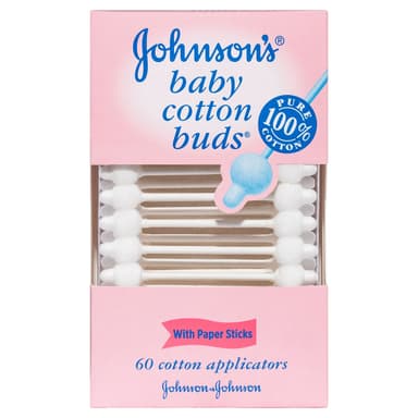 Johnsons Baby Cotton Buds 60 Pack