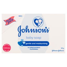 Johnsons Baby Soap Gentle 95G X 2 Pack