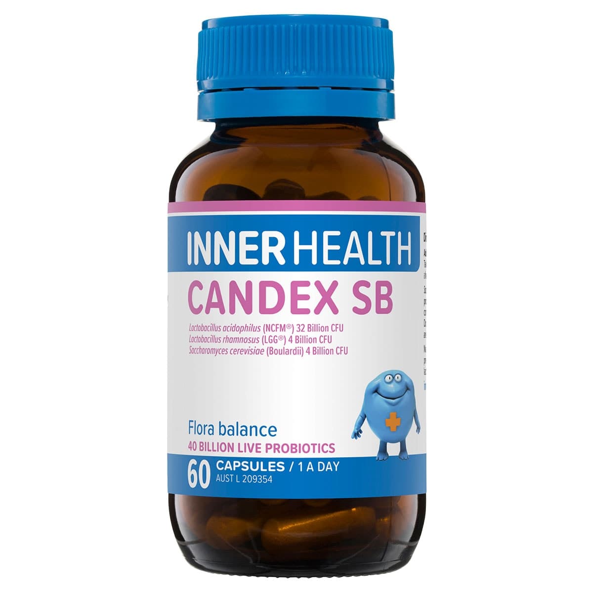 Inner Health Candex Sb Flora Balance 60 Capsules