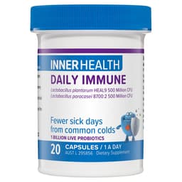 Inner Health Daily Immune Fridge Free 20 Capsules